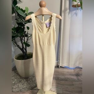 Herve Leger Scalloped Bandage Dress